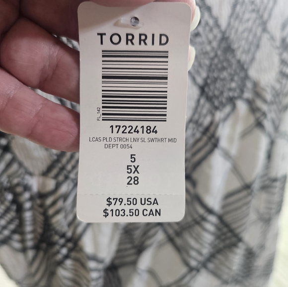 Torrid PLAID sundress 5x - Picture 8 of 9